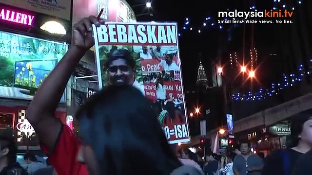 Bukit Bintang 'Release PSM EO6' candle light vigil