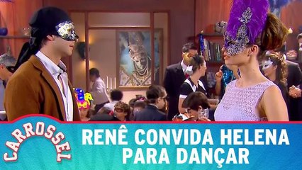Renê convida Helena para dançar