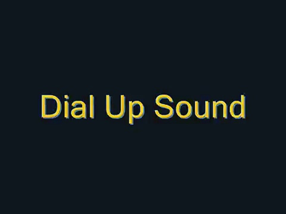 Dial Up Sound