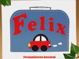 Frl. Pfefferstielzchen Deko Koffer Auto mit Namen * Ihr Geschenk zur Taufe
