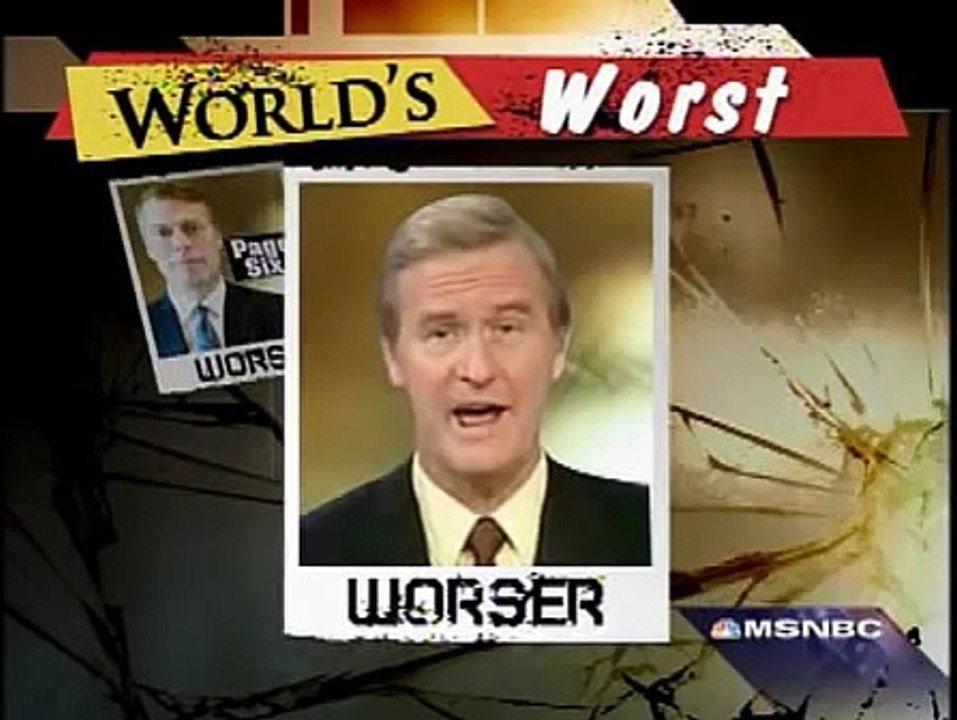 Keith Olbermann: Worst person in the world!! 08/29/08