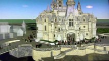 Shanghai Disneyland Enchanted Storybook Castle Virtual Tour at One Man's Dream, Hollywood Studios