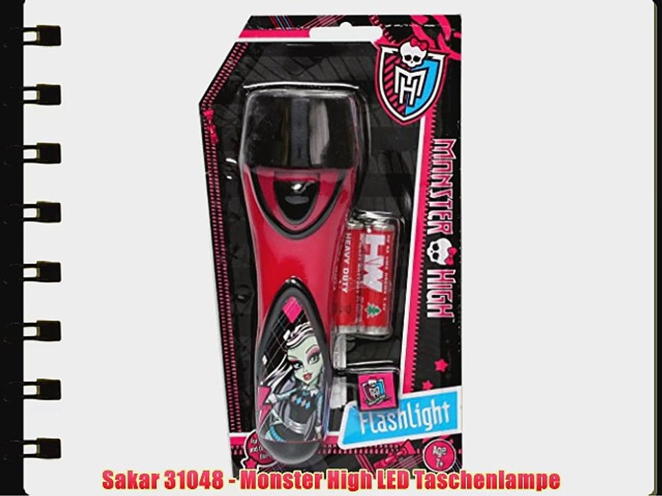 Sakar 31048 - Monster High LED Taschenlampe