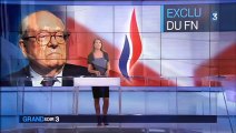 Jean-Marie Le Pen exclu du Front national