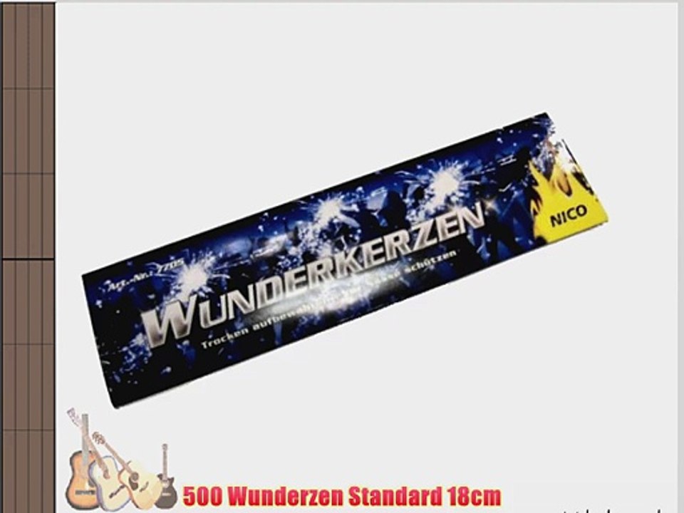 500 Wunderkerzen - Standard - 18cm