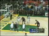 Gus Johnson screaming and Bill Raftery describes a clutch shot by Adam Morrison