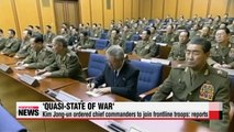 N. Korea puts frontline troops on war footing as inter-Korean tensions rise