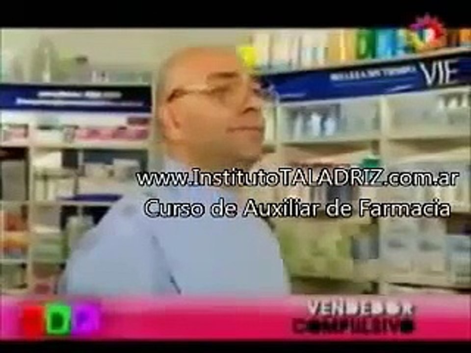 DIVERTIDISIMO VENDEDOR DE FARMACIA. GRACIOSO. COMEDIA.