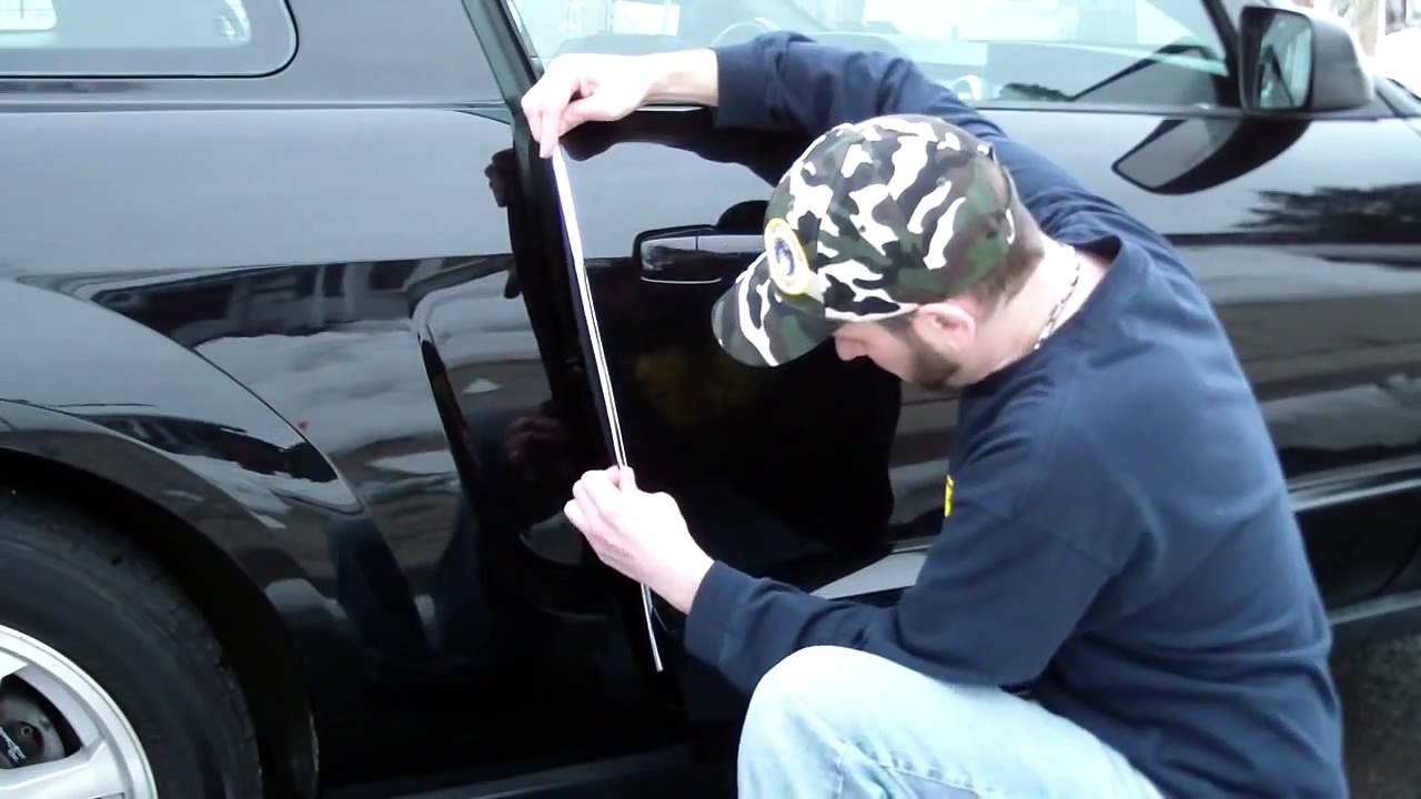How To Add Install Chrome Door Edge Molding Trim To Your Car DIY