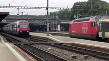 Swiss Trains: SBB in Winterthur / Passenger trains 4/4