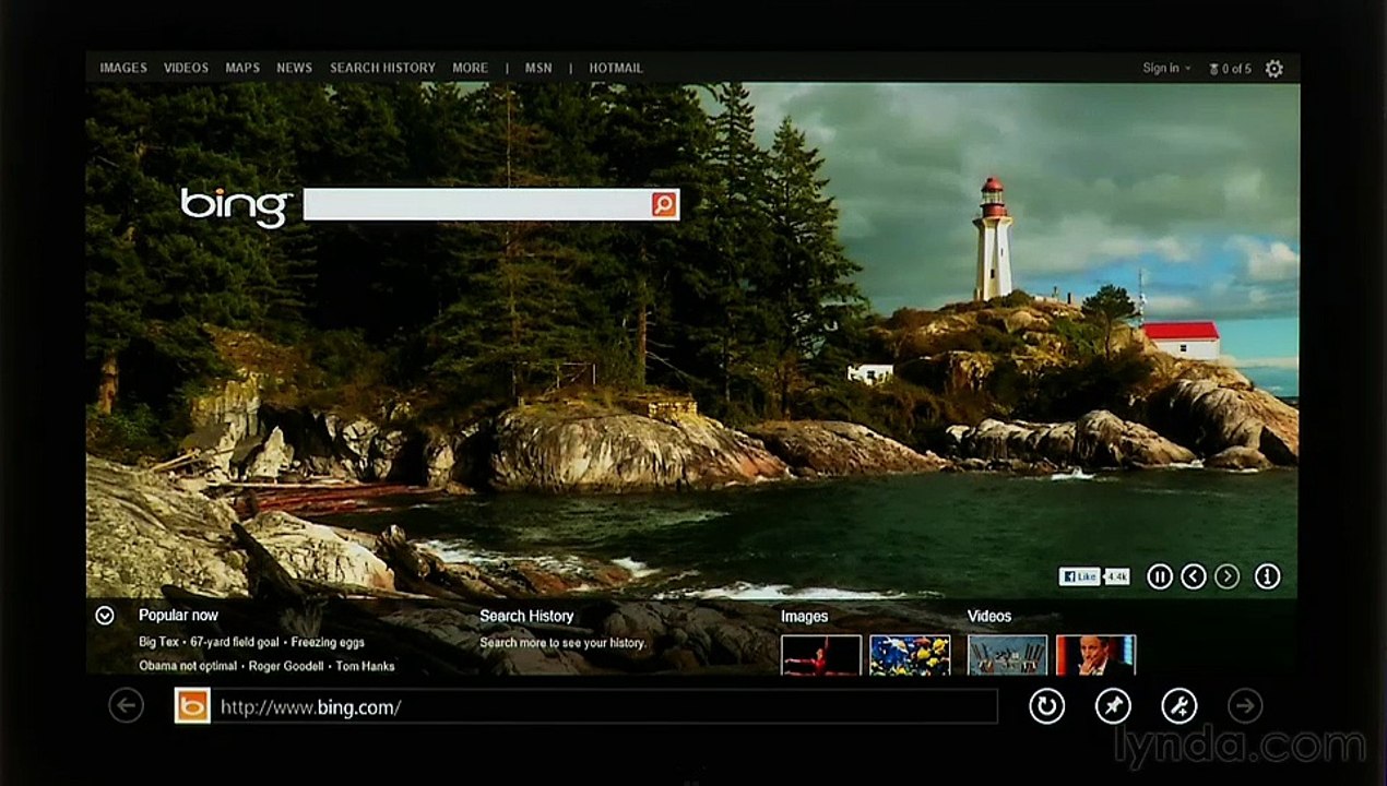 Using touch screens and gestures