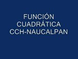 FUNCIÓN CUADRÁTICA