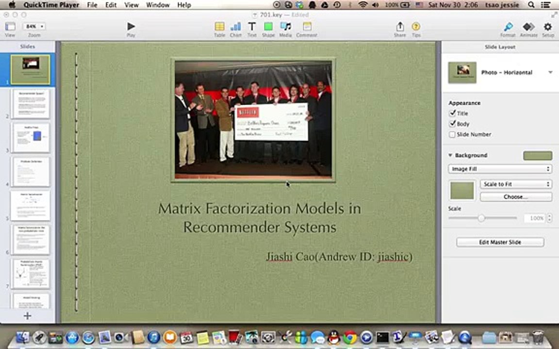 Matrix Factorization Models in Recommender Systems