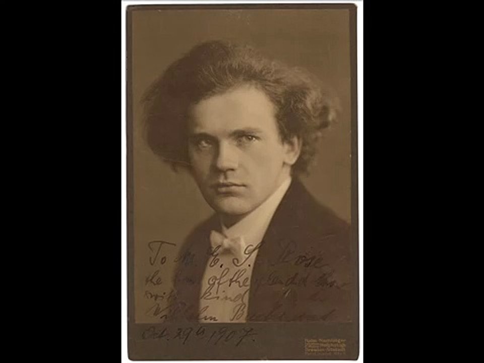 Wilhelm Backhaus plays Liszt "Liebesträume" No. 3