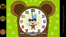 Muffin Songs - Hickory Dickory Dock  nursery rhymes & children songs with lyrics  muffin songs