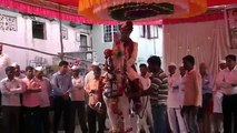 Funny Indian  weeding horse dance went wrong
