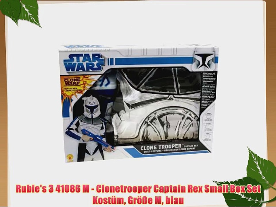Rubie's 3 41086 M - Clonetrooper Captain Rex Small Box Set Kost?m Gr??e M blau
