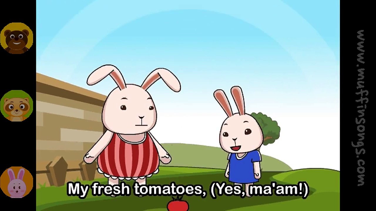 Muffin Songs - John The Rabbit  nursery rhymes & children songs with lyrics  muffin songs