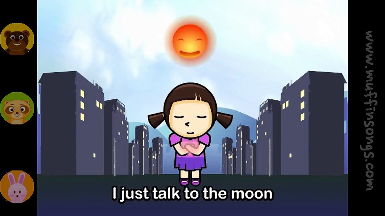 Muffin Songs - Letters To The Moon  nursery rhymes & children songs with lyrics  muffin songs