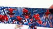 Surprise Eggs Spiderman unboxing Marvel collection. Kinder surprise eggs. Huevos Kinder sorpresa.