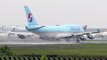 成田空港 大韓航空 Boeing 747-400 HL7460 離陸。Korean Air