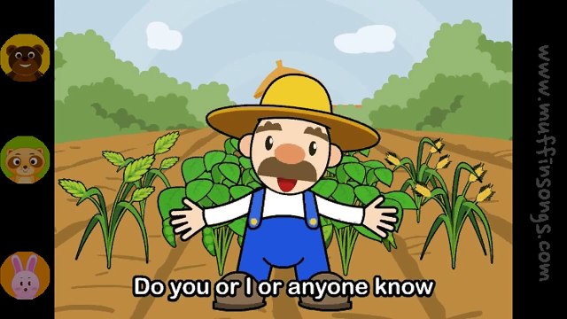 Muffin Songs - Oats Peas Beans and Barley Grow  nursery rhymes & children songs with lyrics  muffin songs