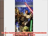 Star Wars Tischdecke 137 x 259 cm Kunststoff Partytischdecke mit Star War Figuren - 3D Effekt