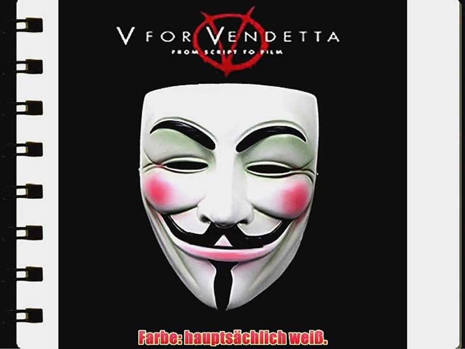 Tinksky Cool Zarte V f?r Vendetta Guy Fawkes Stil Kleid Party Halloween Masquerade Gesicht