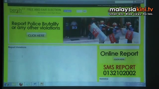 'Online Human Right Abuses' monitoring system