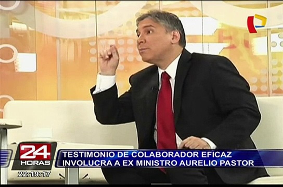Narcoindultos: testimonio de colaborador eficaz involucra a exministro Aurelio Pastor