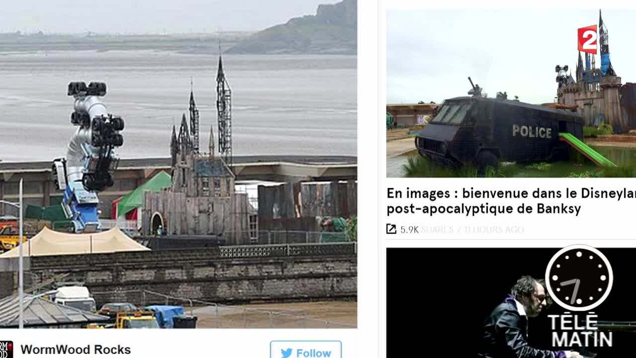Dismaland, le parc d'attraction de Bansky - 2015/08/21