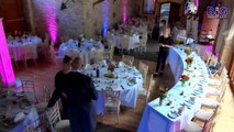 Kingston Country Courtyard Wedding reception & lighting | Disco, DJ and bespoke uplighting