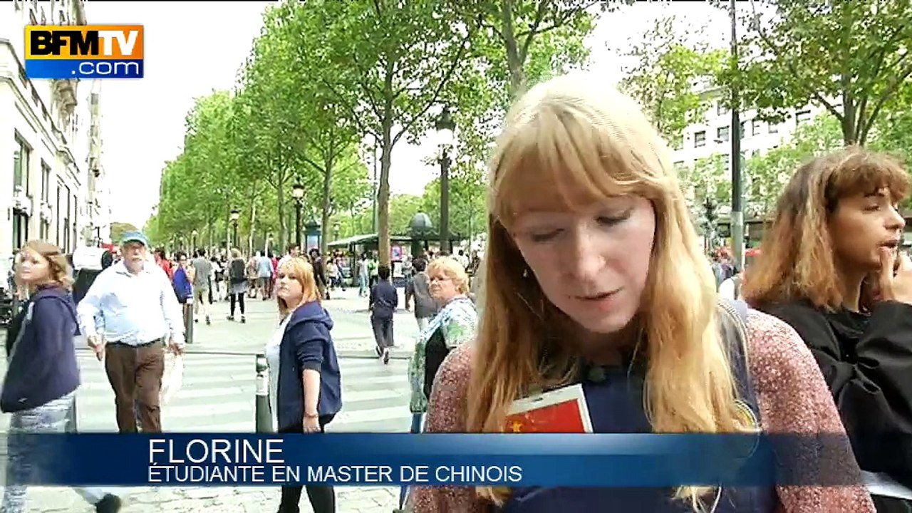 La police aidée par des étudiants pour communiquer avec les touristes chinois