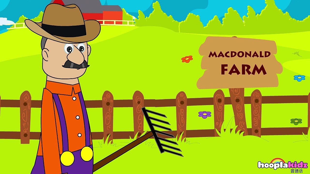 国语童谣 | Old MacDonald Had A Farm | Nursery Rhymes in Mandarin by HooplaKidz Mandarin