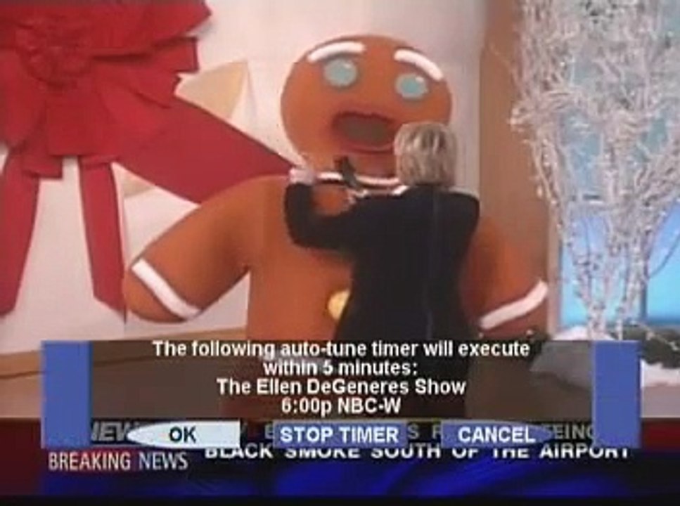 Justin Timberlake - Ellen ( gingerbread man)