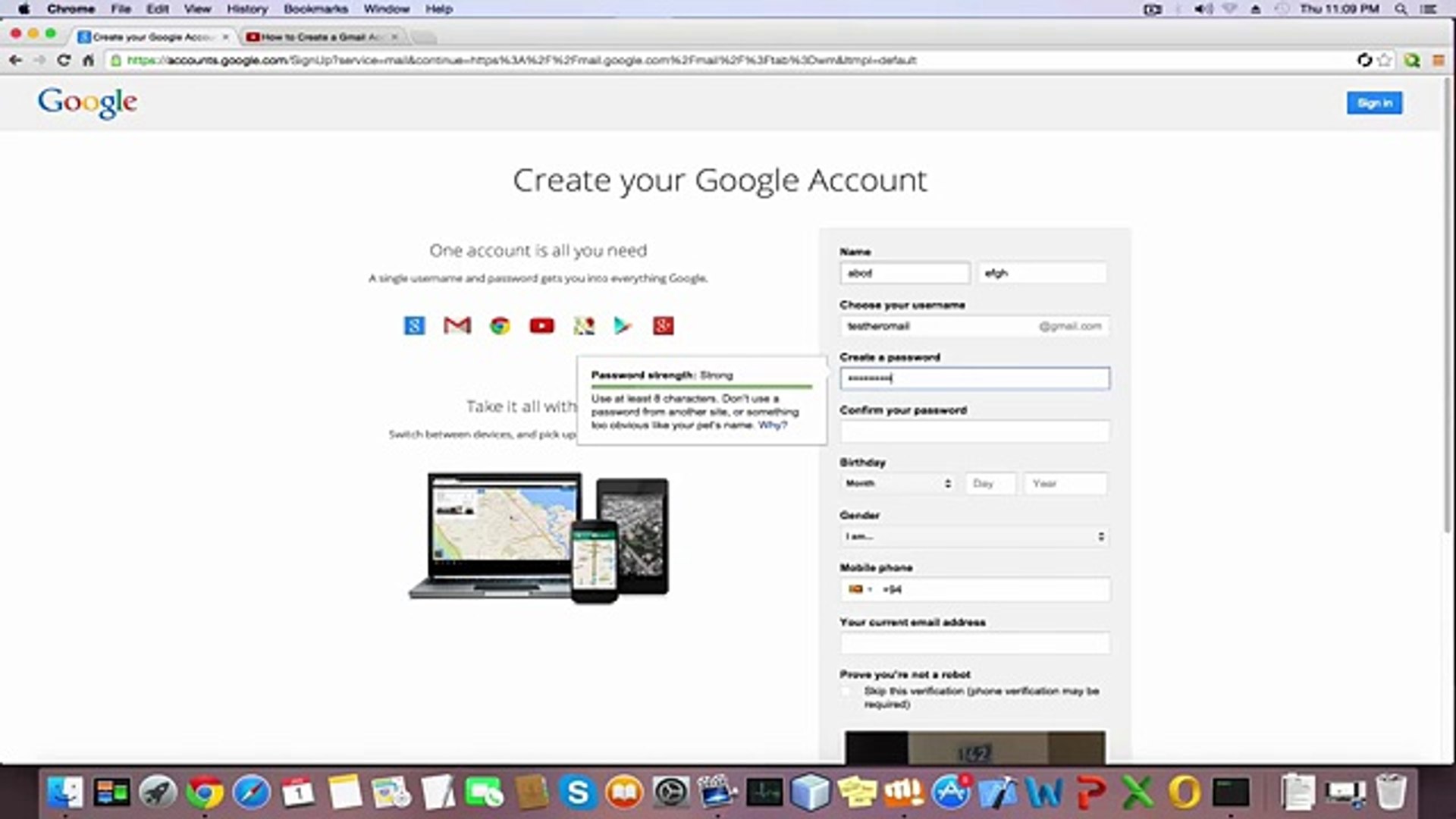 How to create a Gmail ID