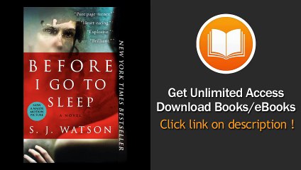 Before I Go To Sleep A Novel -  BOOK PDF