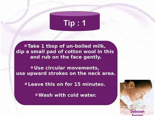 Face Cleansing Tips by Deborah Ferrari