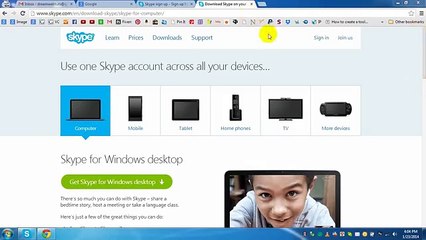 How to createa skype acc
