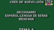 LENGUA DE SEÑAS MEXICANA  TEMA 3: NORMAS DE CORTESÍA Diccionario Español-LSM