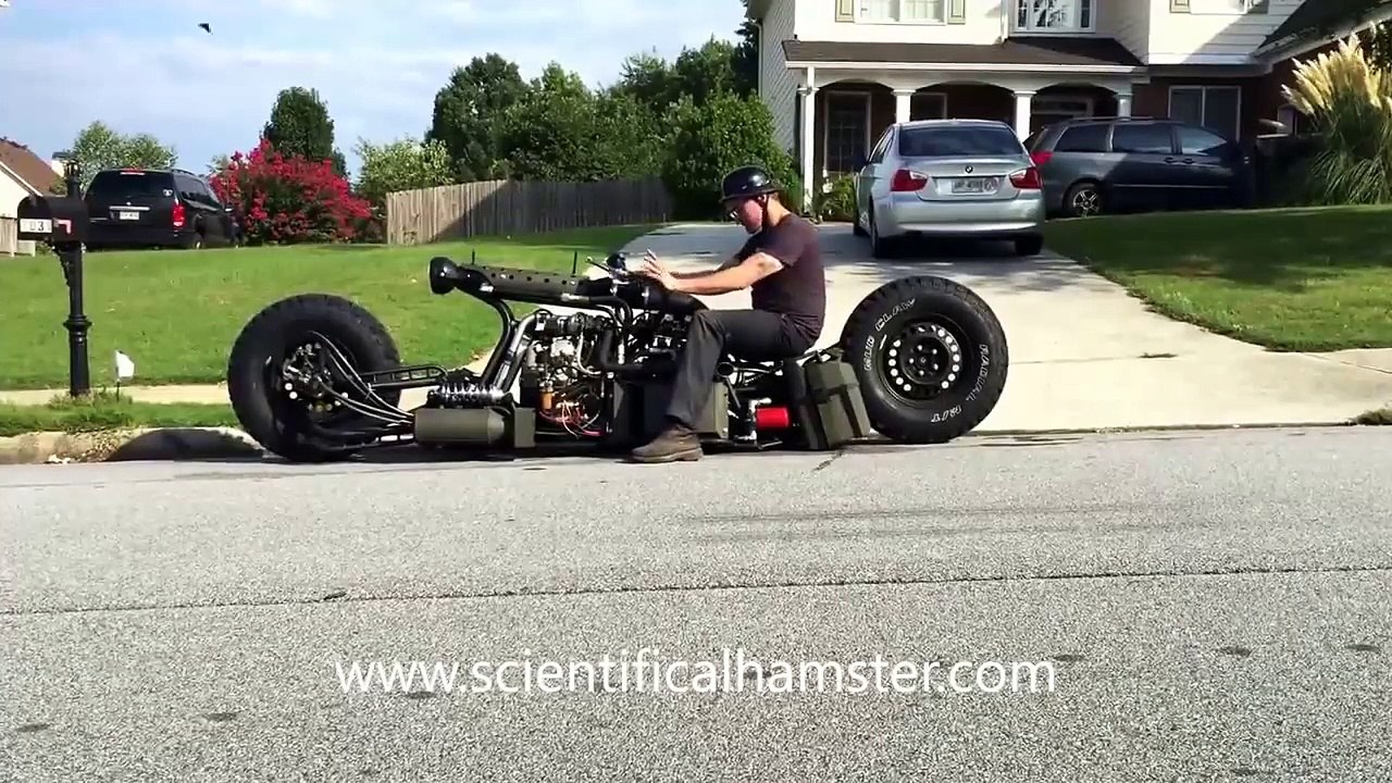 2nd Test Drive of Hydrostatic AWD Turbo Diesel Motorcycle