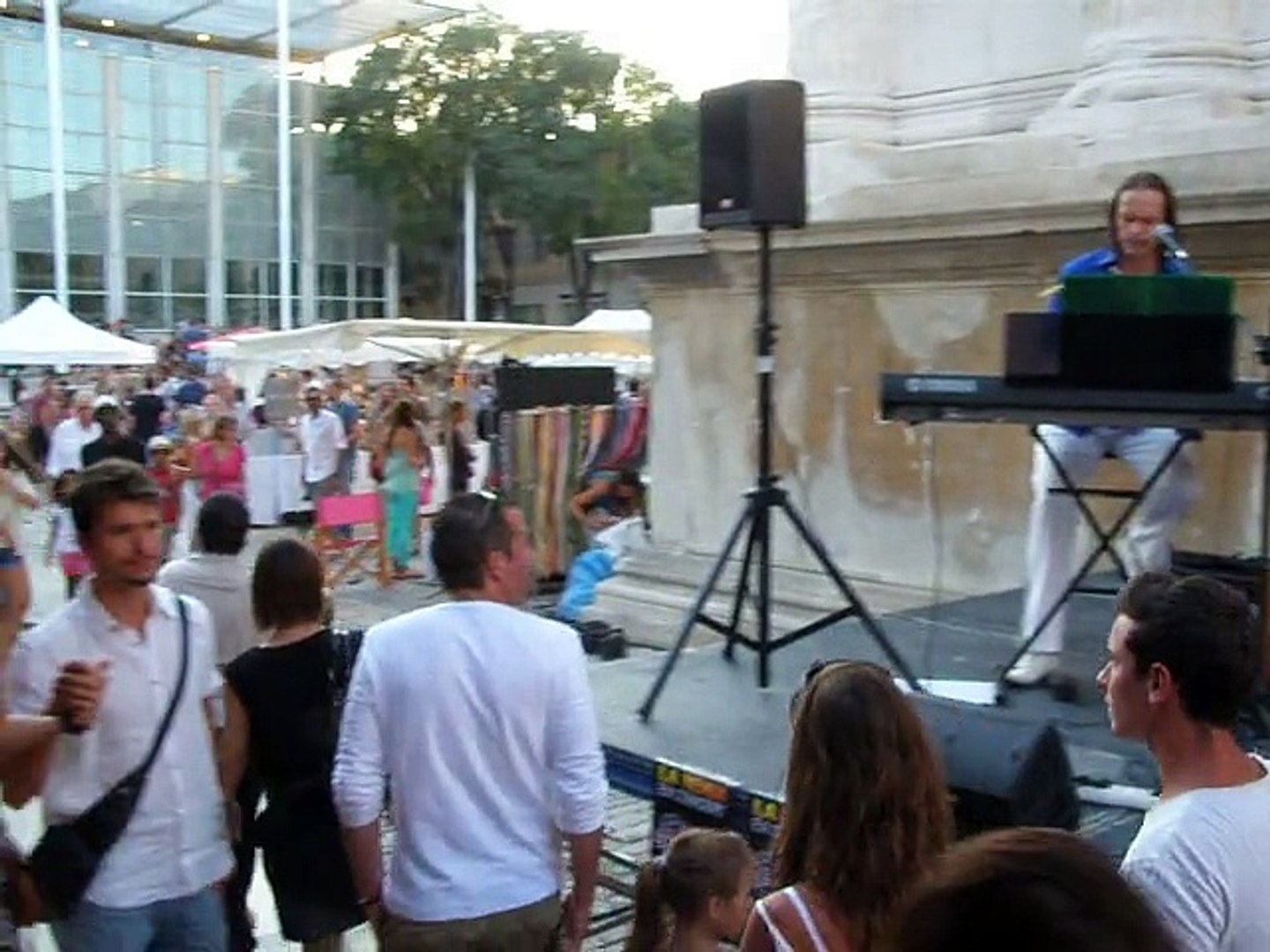 SALSA LA YEMA EN CONCERT A LA MAISON CARREE DE NIMES . AOUT 2015 - Vidéo  Dailymotion