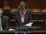 Il ministro Severino racconta una favola di Esopo alla Camera dei deputati