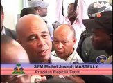 Vizit sipèvizyon Prezidan Martelly nan Mibalè