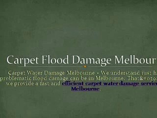 Total Carpet Cleaning Melbourne