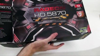 XFX ATI Radeon HD 5870 Video Card Unboxing