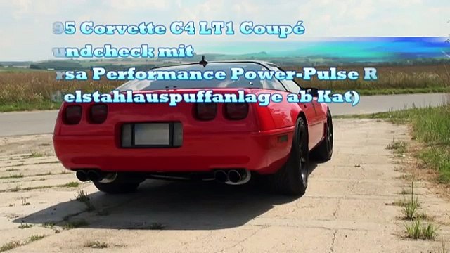 Corvette C4 LT1 Corsa Performance Power Pulse RSC Exhaust
