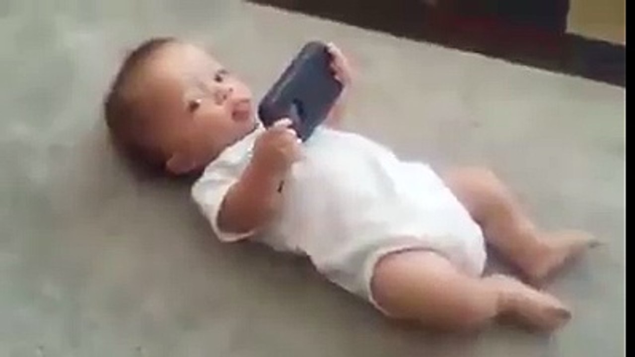 Funny dancing child