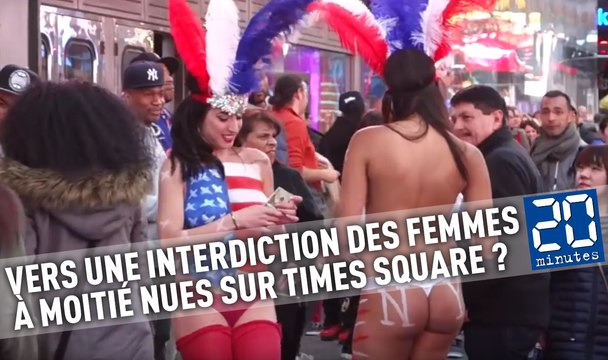 Le maire de New York veut interdire les femmes à moitié nues sur Times Square