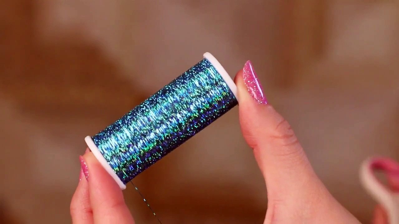 "Glitter Hair Tinsel Extensions" Instructional Video and Tutorial.